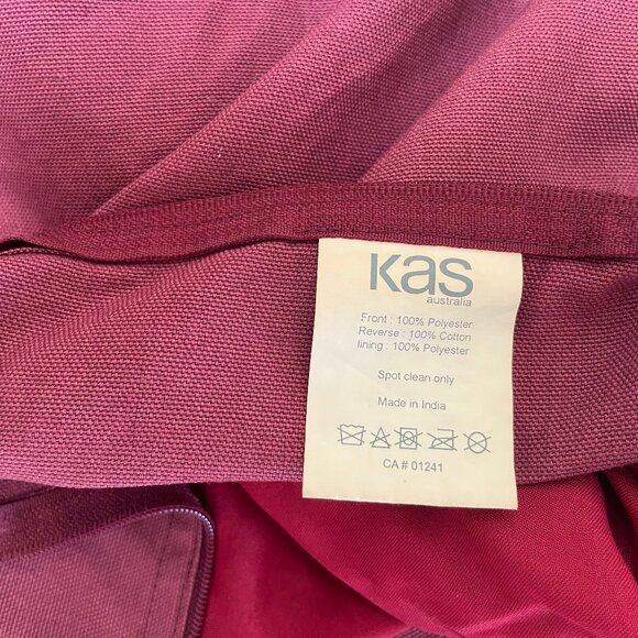 2x Pink/Red Metallic Cushion Covers - Picture 7 of 8